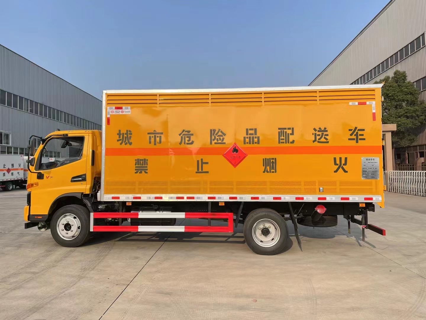 江淮5.2米气体厢式