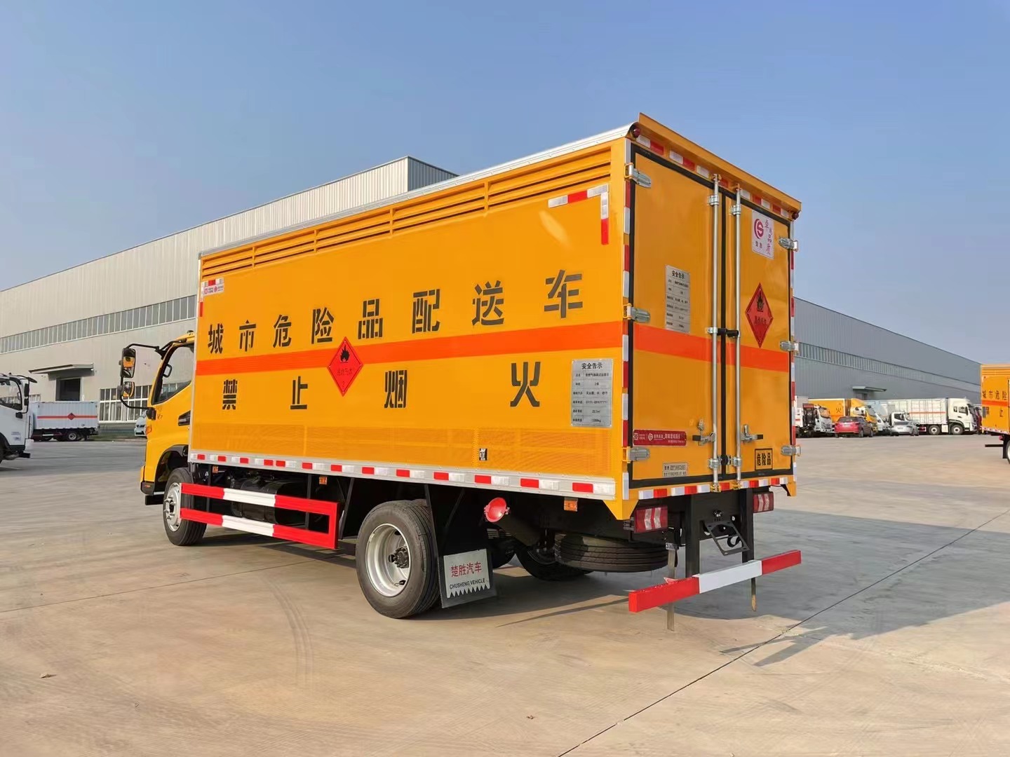 江淮5.2米气体厢式