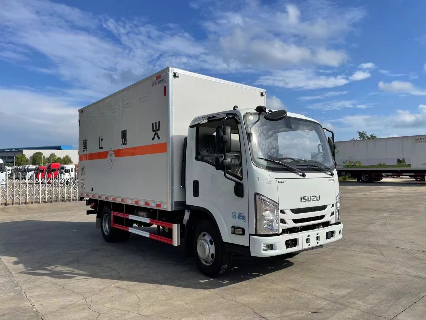 五十铃蓝牌毒感厢式车