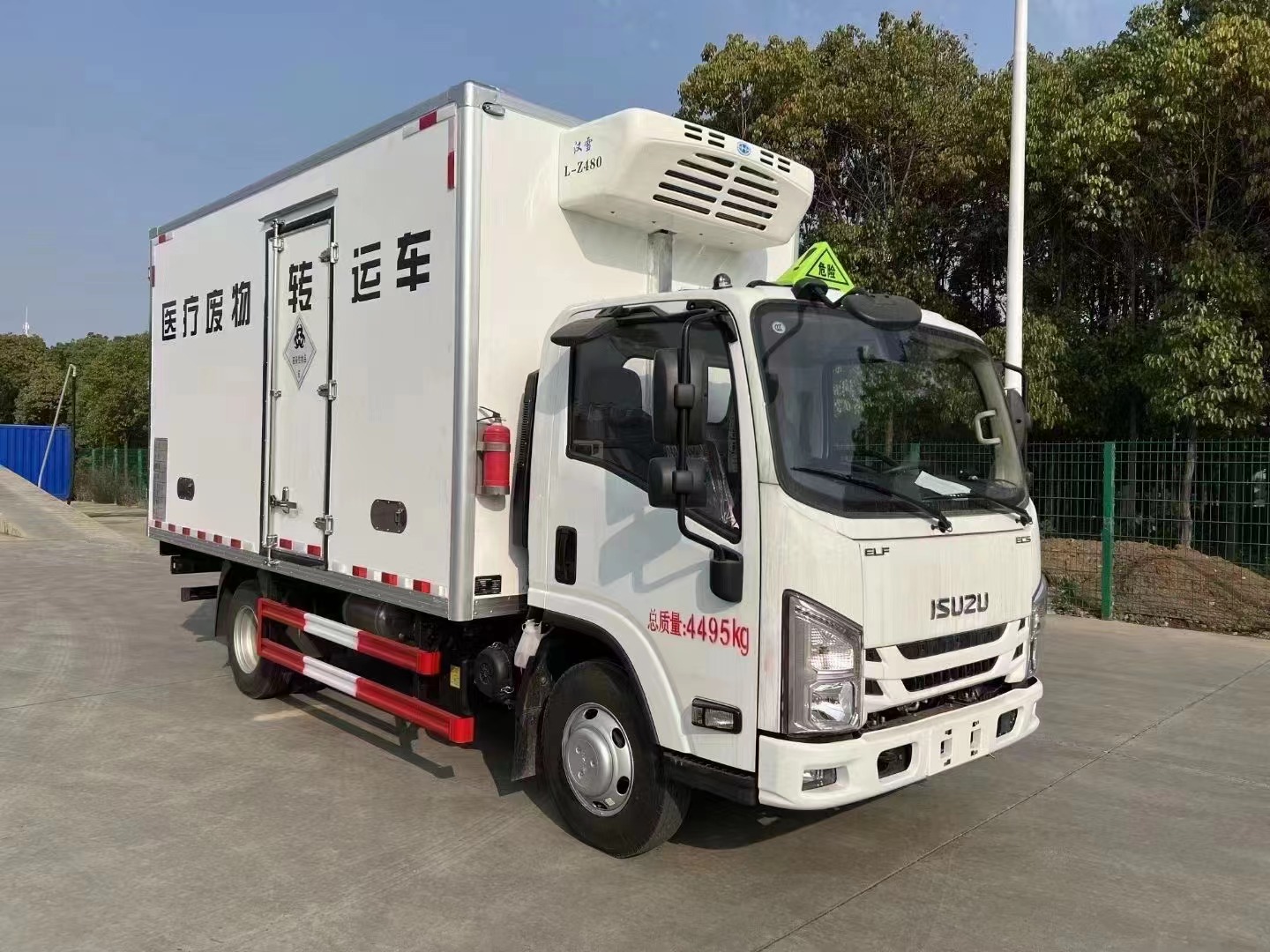 五十铃蓝牌医疗废物转运车